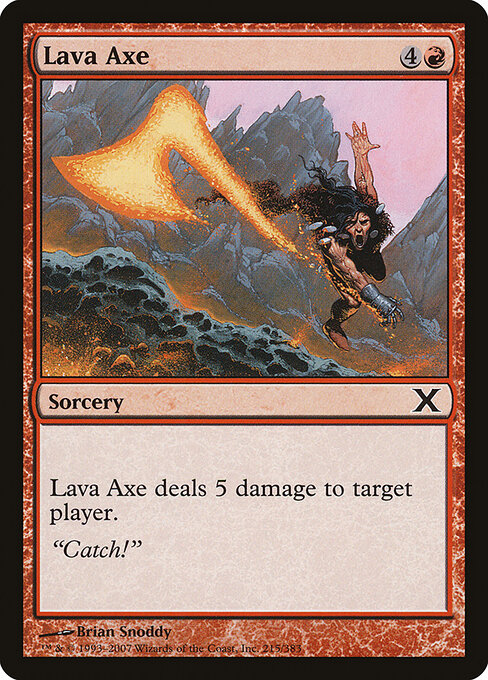 Lava Axe (215) - Tenth Edition - Game On