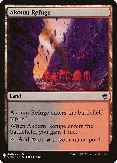 Akoum Refuge (CMA-238) - The List - Game On
