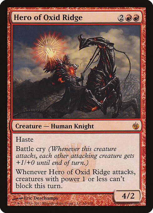 Hero of Oxid Ridge (66) - Mirrodin Besieged - Game On