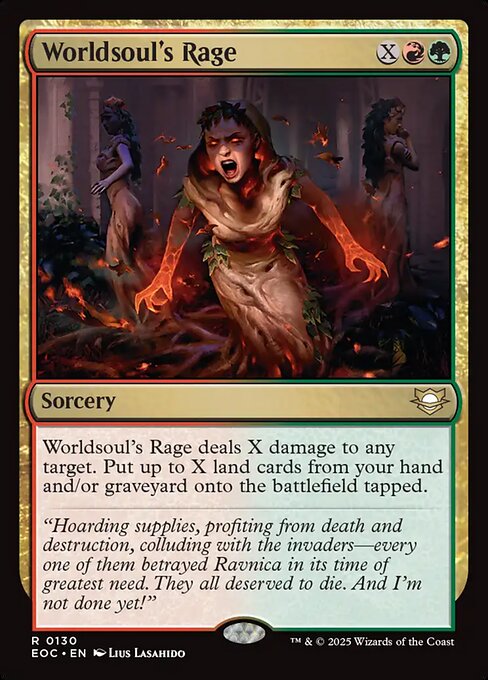 Worldsoul's Rage (130) - Edge of Eternities Commander - Game On