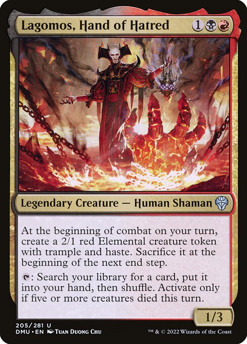 Lagomos, Hand of Hatred (205) - Dominaria United - Game On