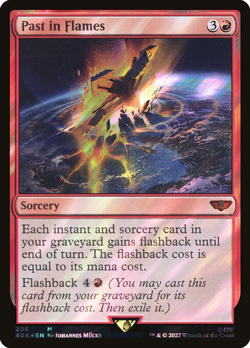 Past in Flames (206★) (Foil) - Warhammer 40,000 Commander - Game On