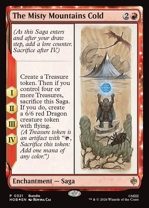 The Misty Mountains Cold (321) (Foil) - The Hobbit - Game On