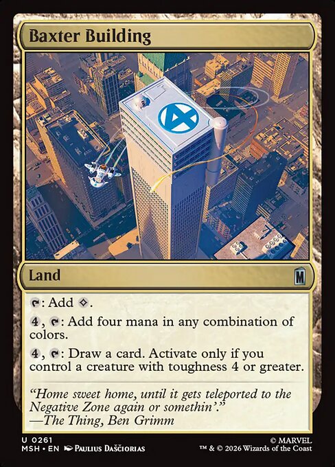 Baxter Building (261) (Foil) - Marvel Super Heroes - Game On