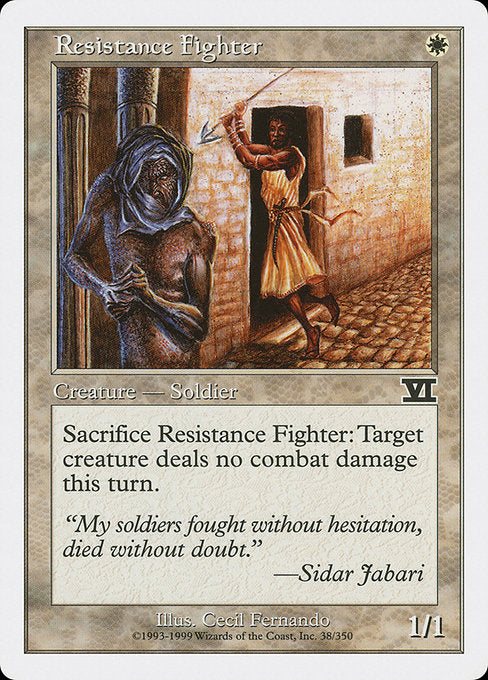 Resistance Fighter (38) - Classic Sixth Edition - Game On