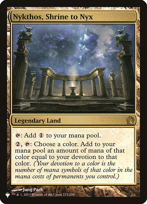 Nykthos, Shrine to Nyx (THS-223) - The List - Game On