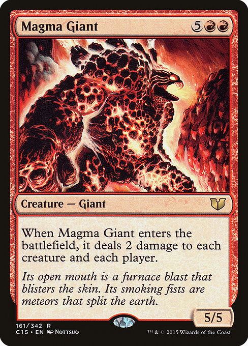 Magma Giant (161) - Commander 2015 - Game On