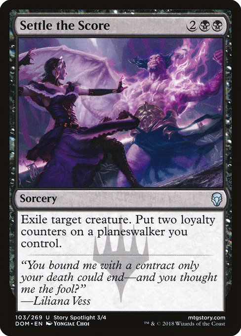 Settle the Score (103) (Foil) - Dominaria - Game On