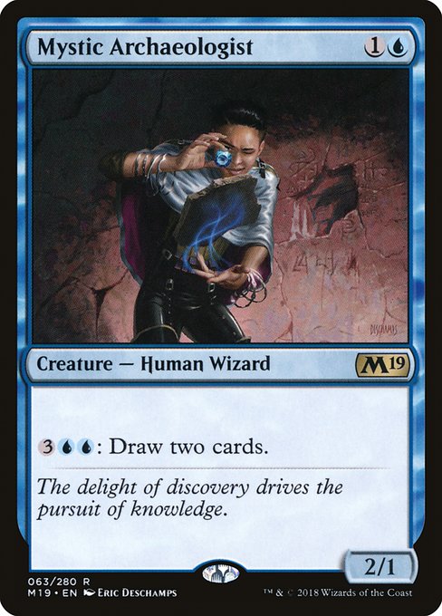 Mystic Archaeologist (63) (Foil) - Core Set 2019 - Game On