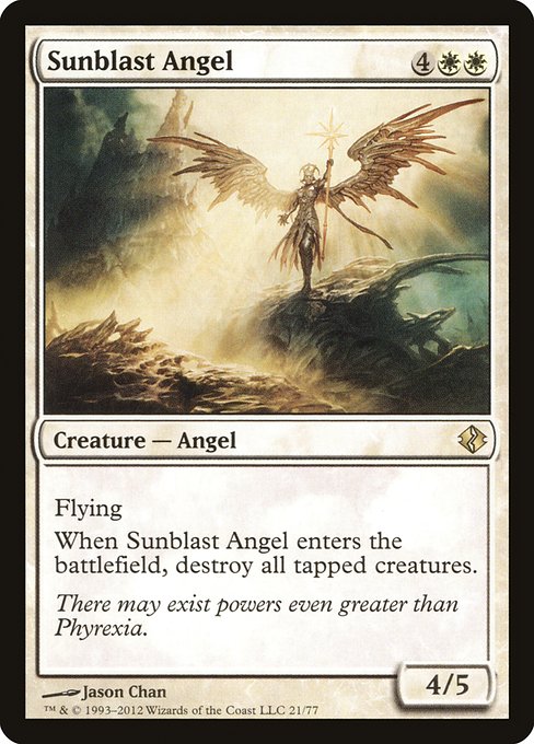 Sunblast Angel (21) - Duel Decks: Venser vs. Koth - Game On