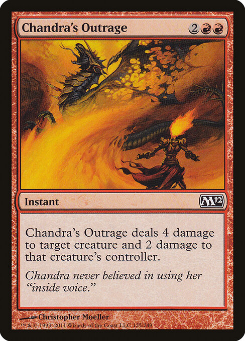 Chandra's Outrage (125) - Magic 2012 - Game On