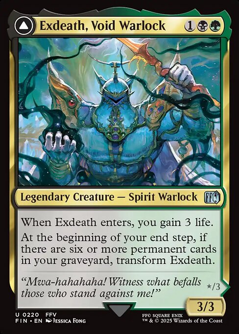 Exdeath, Void Warlock // Neo Exdeath, Dimension's End (220) - Final Fantasy - Game On