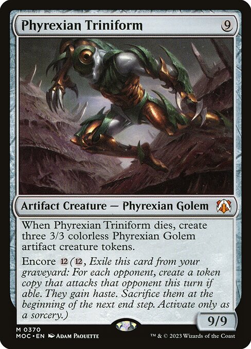Phyrexian Triniform (370) - March of the Machine Commander - Game On