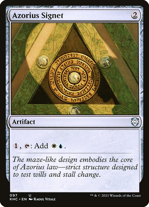 Azorius Signet (97) - Kaldheim Commander - Game On
