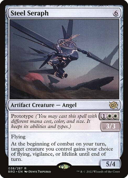 Steel Seraph (38) (Foil) - The Brothers' War - Game On