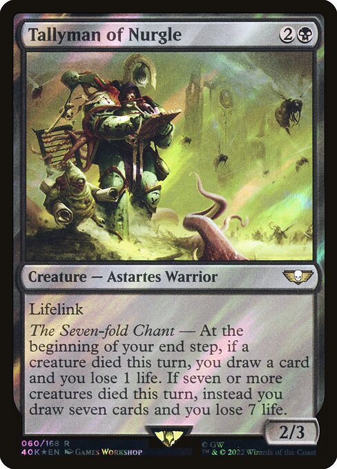 Tallyman of Nurgle (60★) (Foil) - Warhammer 40,000 Commander - Game On