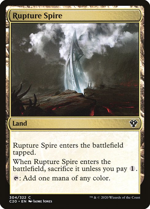 Rupture Spire (304) - Commander 2020 - Game On
