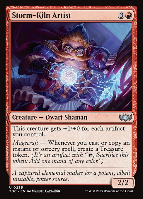 Storm-Kiln Artist (235) - Tarkir: Dragonstorm Commander - Game On