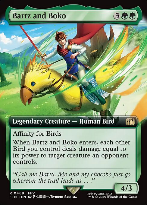 Bartz and Boko (469) - EXTENDED ART - Final Fantasy - Game On