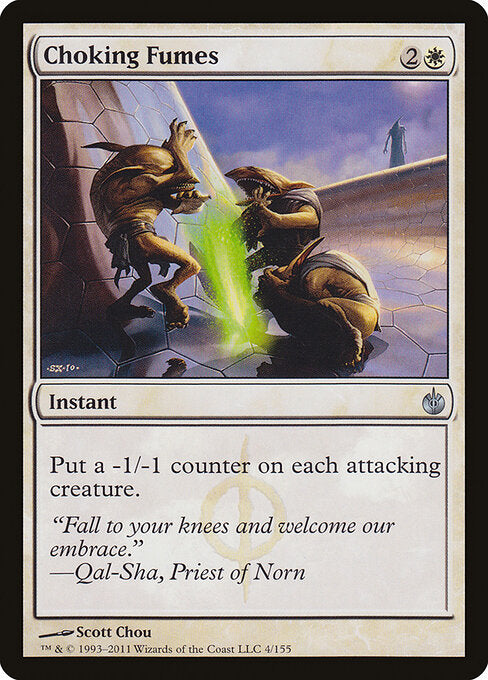 Choking Fumes (4) (Foil) - Mirrodin Besieged - Game On