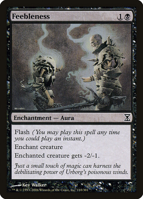 Feebleness (110) (Foil) - Time Spiral - Game On