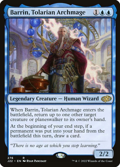 Barrin, Tolarian Archmage (276) - Jumpstart 2022 - Game On