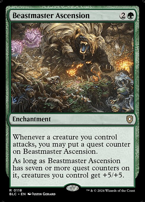 Beastmaster Ascension (118) - Bloomburrow Commander - Game On