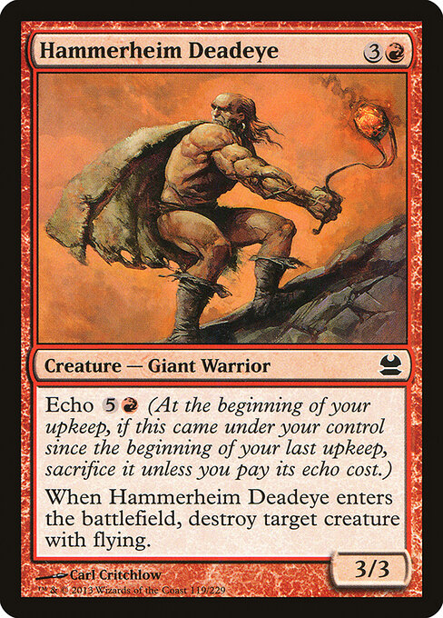 Hammerheim Deadeye (119) (Foil) - Modern Masters - Game On
