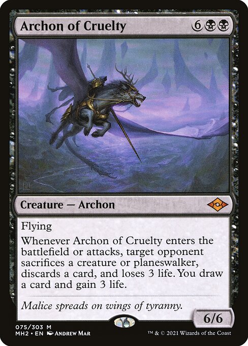 Archon of Cruelty (75) - Modern Horizons 2 - Game On