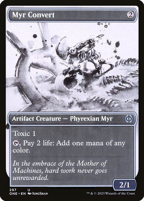Myr Convert (297) - SHOWCASE - Phyrexia: All Will Be One - Game On