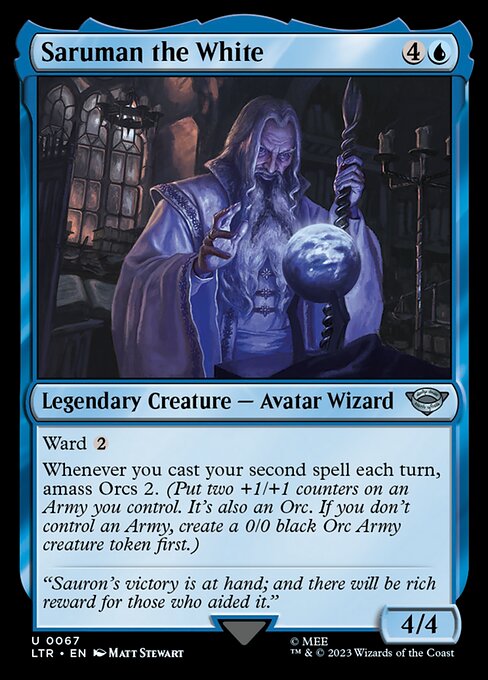 Saruman the White (67) (Foil) - The Lord of the Rings: Tales of Middle-earth - Game On