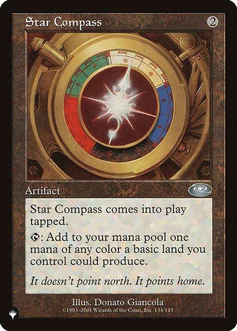 Star Compass (PLS-134) - The List - Game On
