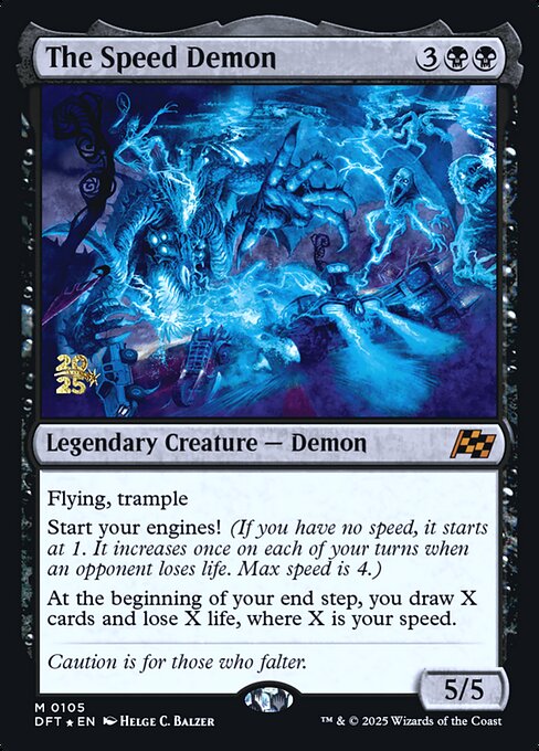 The Speed Demon (105s) (Foil) - Aetherdrift Promos - Game On