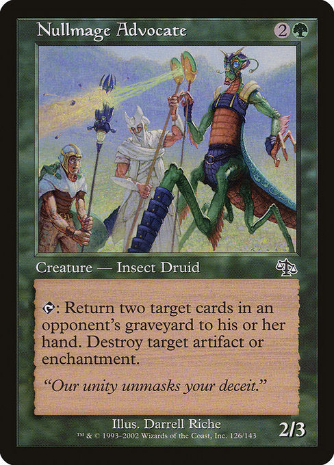 Nullmage Advocate (126) (Foil) - Judgment - Game On
