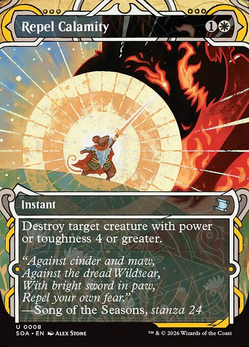 Repel Calamity (8) - BORDERLESS - Secrets of Strixhaven Mystical Archive - Game On