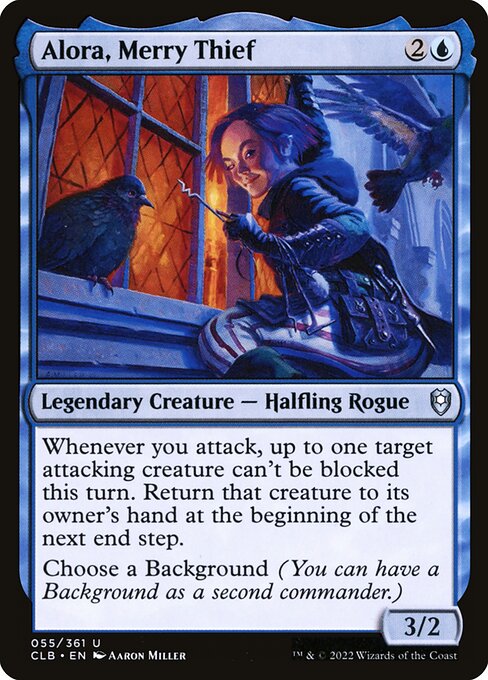 Alora, Merry Thief (55) (Foil) - Commander Legends: Battle for Baldur's Gate - Game On