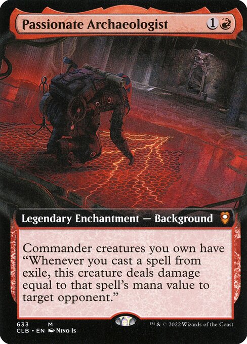 Passionate Archaeologist (633) - EXTENDED ART - Commander Legends: Battle for Baldur's Gate - Game On