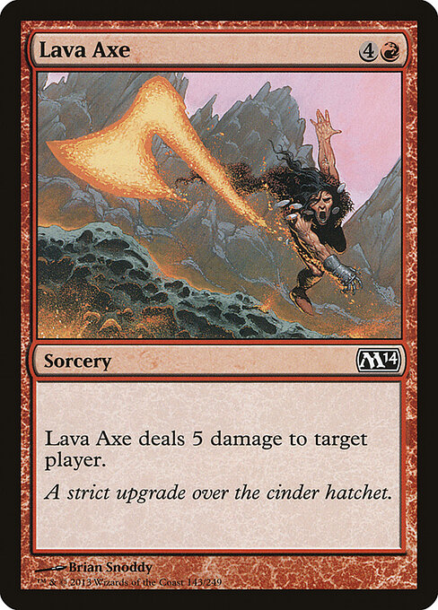 Lava Axe (143) - Magic 2014 - Game On