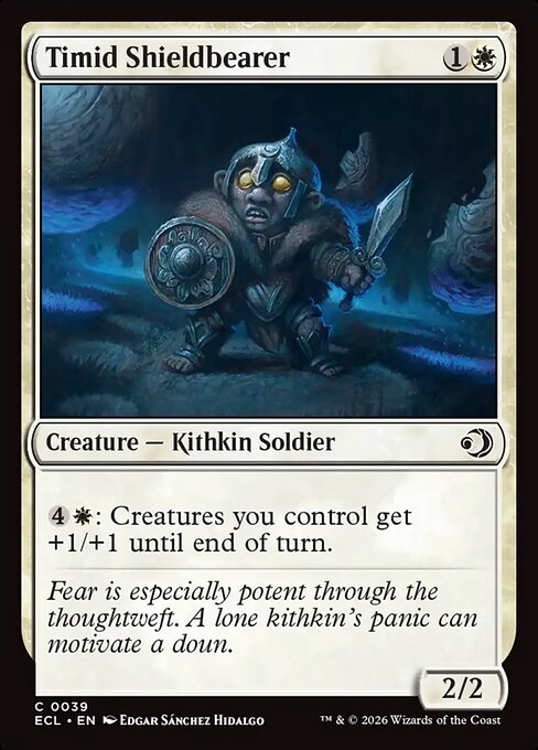 Timid Shieldbearer (39) - Lorwyn Eclipsed - Game On
