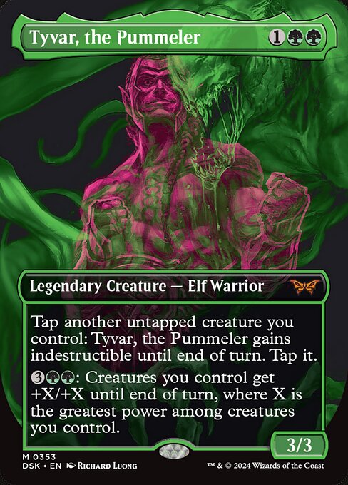 Tyvar, the Pummeler (353) - BORDERLESS - Duskmourn: House of Horror - Game On