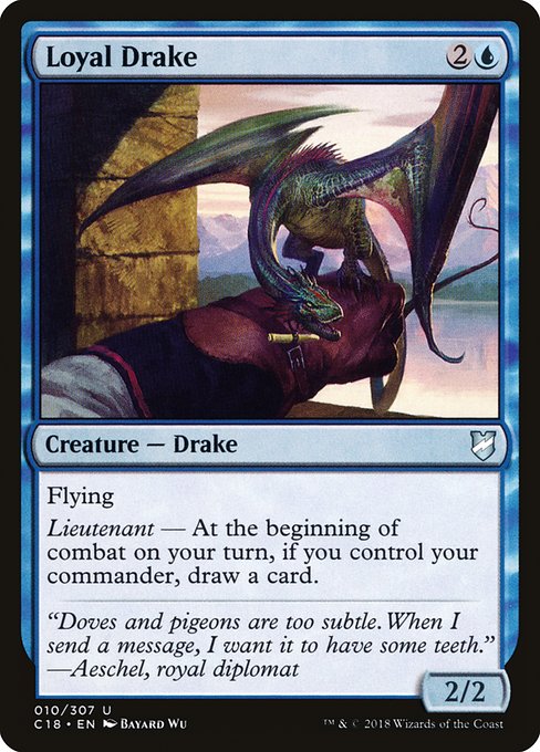 Loyal Drake (10) - Commander 2018 - Game On