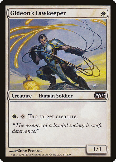 Gideon's Lawkeeper (18) (Foil) - Magic 2012 - Game On