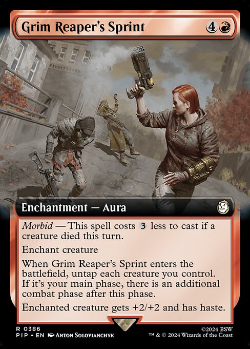 Grim Reaper's Sprint (386) - EXTENDED ART (Foil) - Fallout - Game On