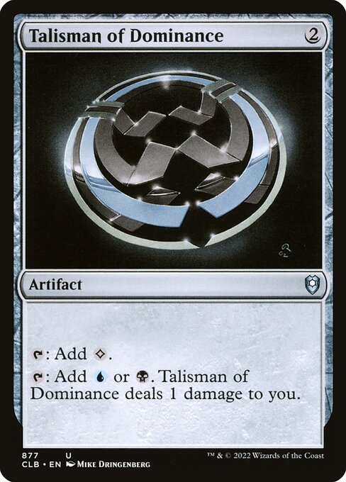 Talisman of Dominance (877) - Commander Legends: Battle for Baldur's Gate - Game On