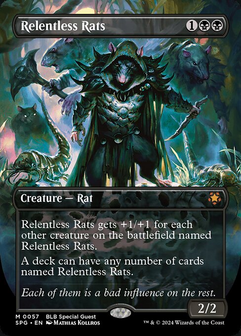 Relentless Rats (57) - BORDERLESS - FULL ART - Special Guests - Game On