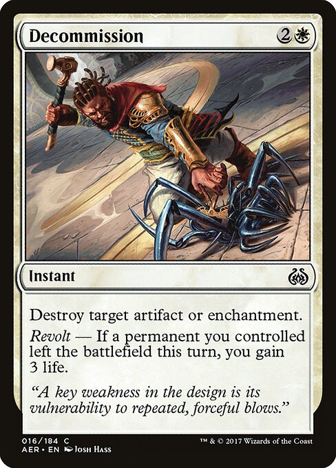 Decommission (16) (Foil) - Aether Revolt - Game On