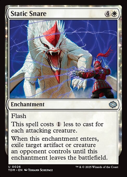 Static Snare (26) (Foil) - Tarkir: Dragonstorm - Game On