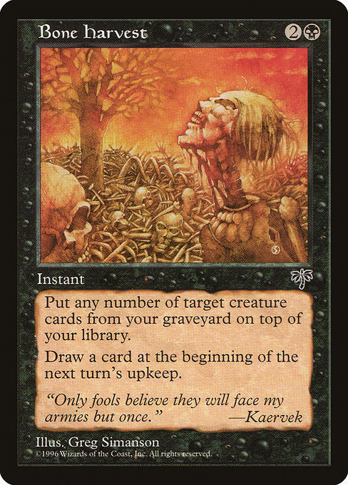 Bone Harvest (108) - Mirage - Game On
