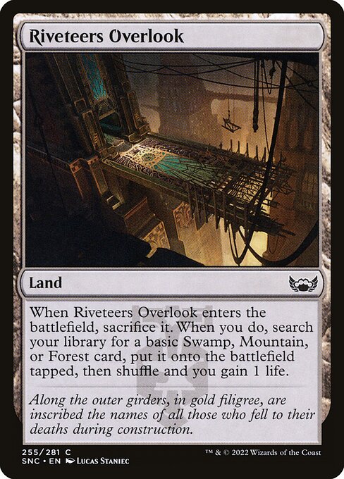 Riveteers Overlook (255) (Foil) - Streets of New Capenna - Game On