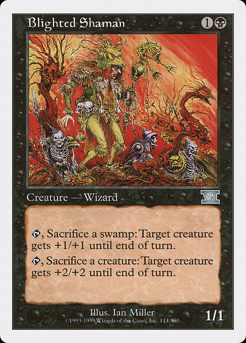 Blighted Shaman (114) - Classic Sixth Edition - Game On